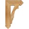 Ekena Millwork Balboa Arts & Crafts Rough Sawn Bracket, Western Red Cedar, 4"W x 14"D x 22"H BKT04X14X22BOA03RWR - alternate 2